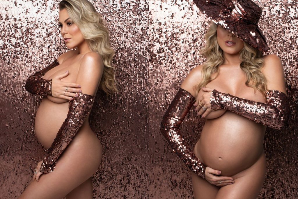 Isabella em ensaio fashion de gravidez