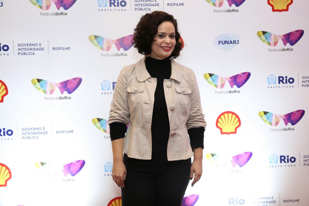 Alexandra Medeiros marcou presença no Festival do Rio
