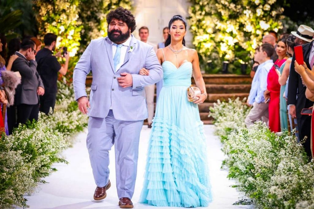 Fabiano foi um dos padrinhos da cerimônia