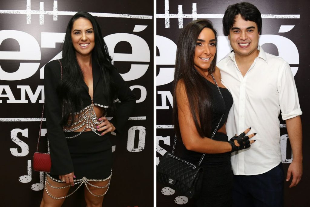 Graciele Lacerda e Igor Ci com a namorada Amabilly