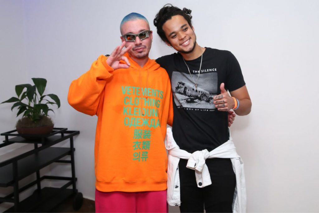 Juan Nakamura e J Balvin