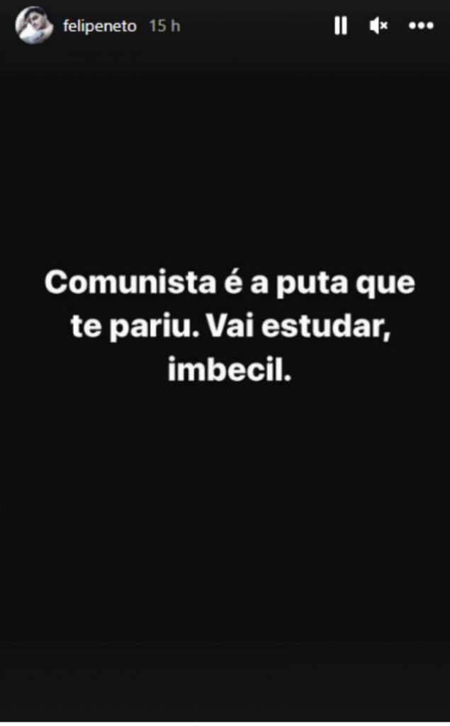 Postagem Felipe Neto