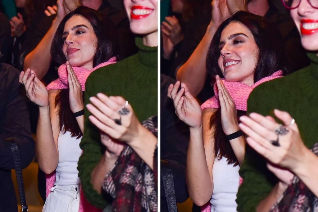 Giovanna Lancellotti aplaude o amigo