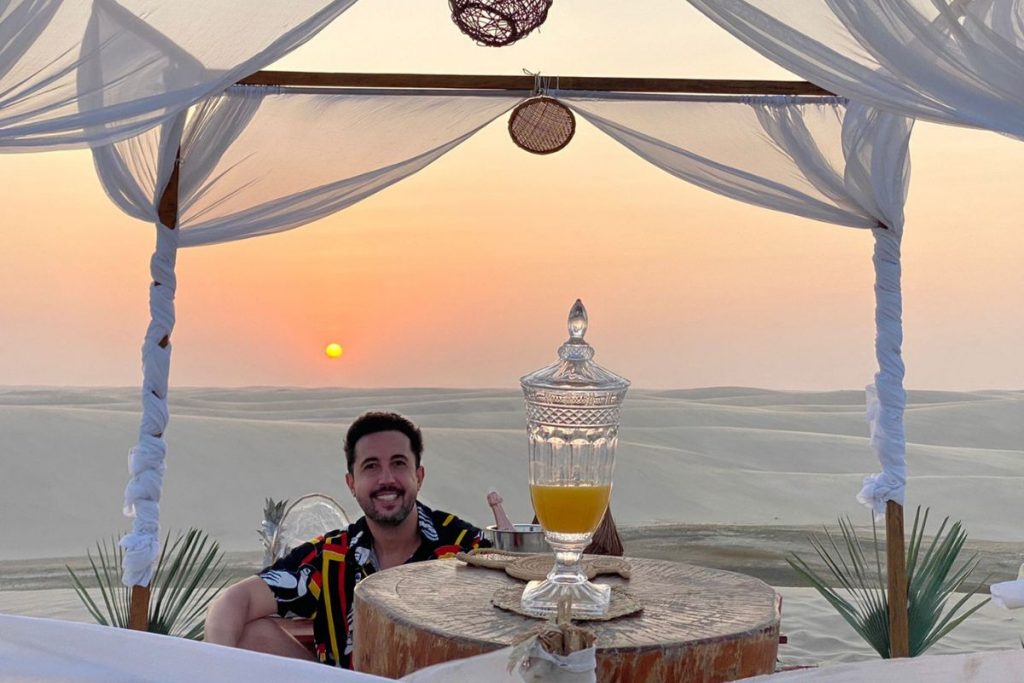 Thiago Rocha nos Lençóis Maranhenses