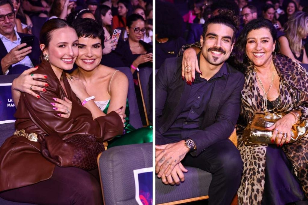 Larissa Manoela, Vanessa Giácomo, Caio Castro e Regina Casé