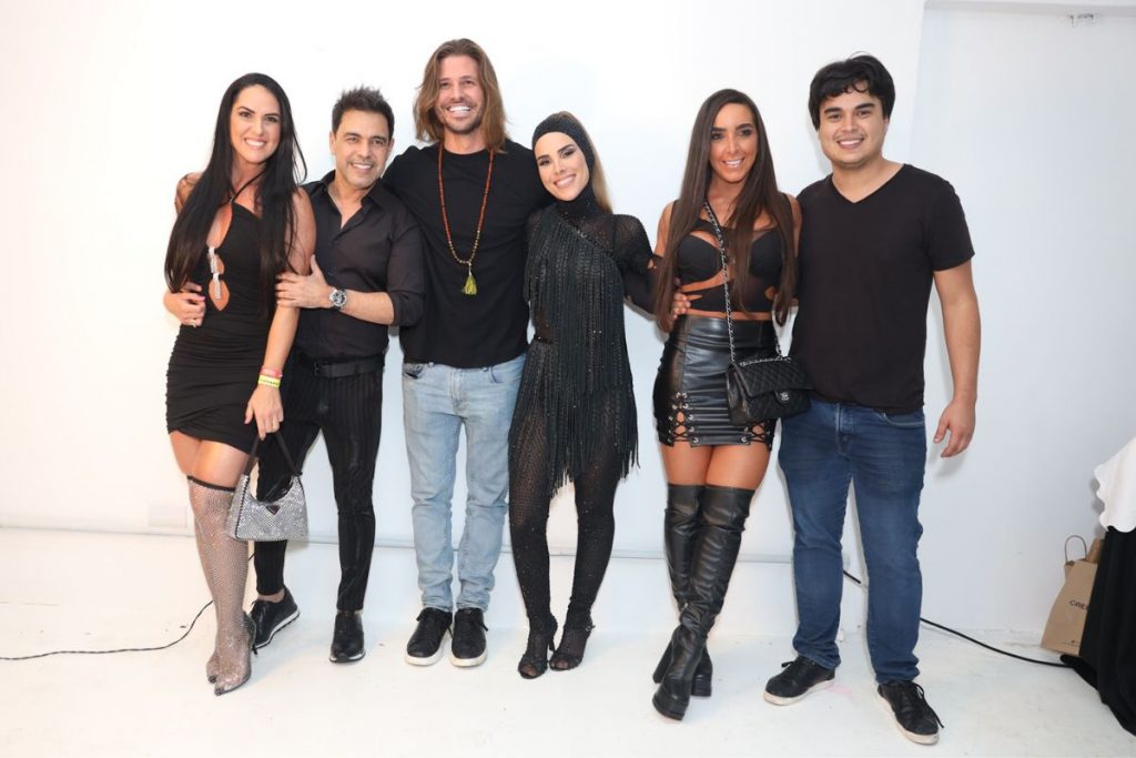 Dado e Wanessa com família