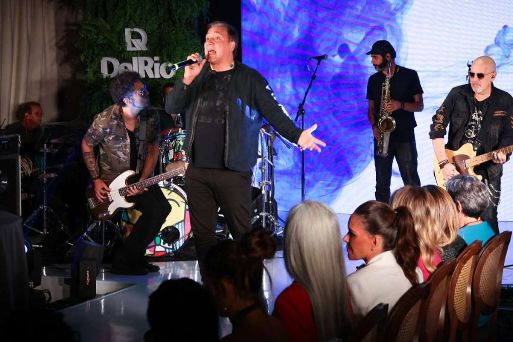 Fernanda Motta em evento da DelRio