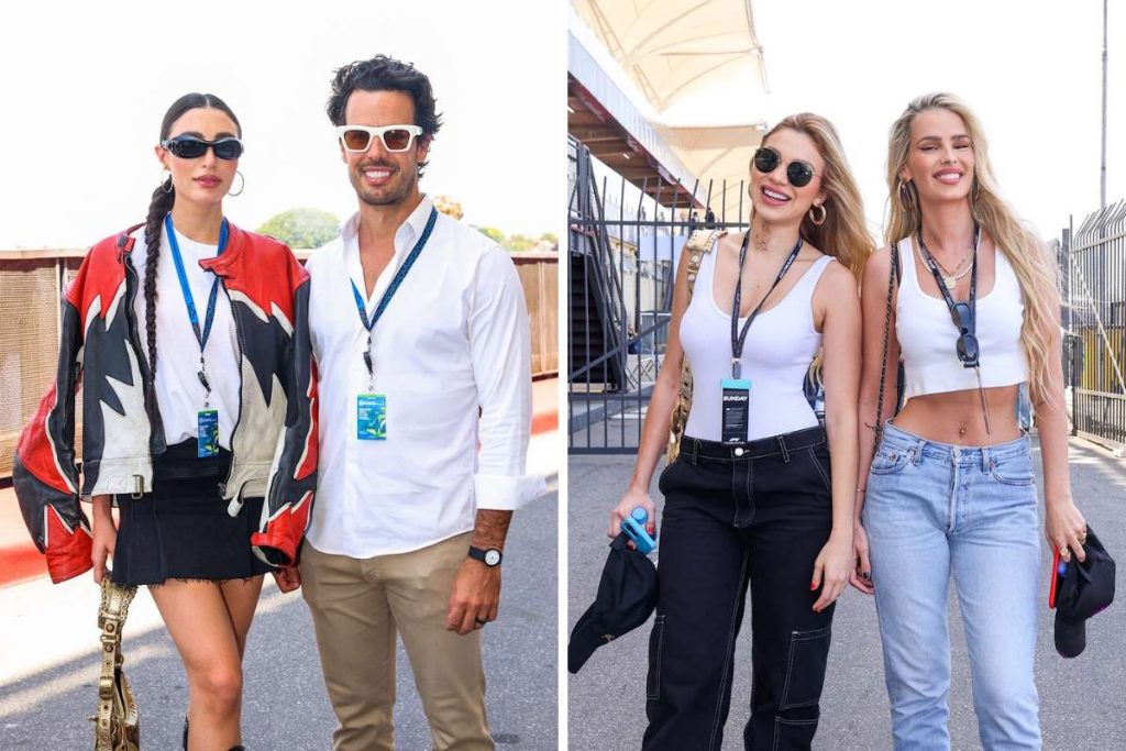 Famosos em evento da Fórmula 1 em São Paulo
