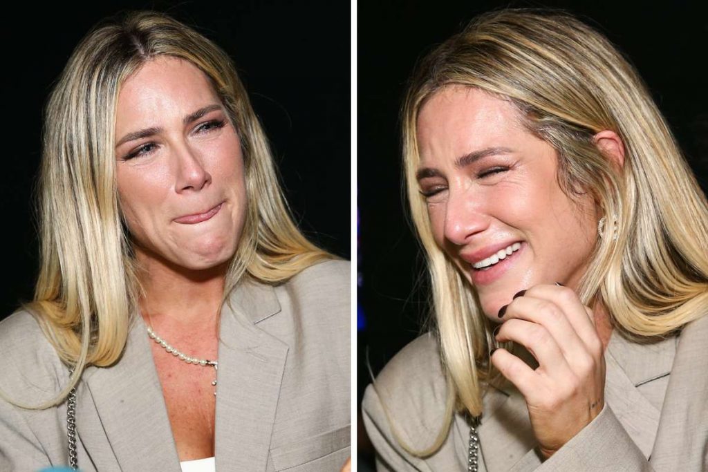 Giovanna Ewbank se emociona