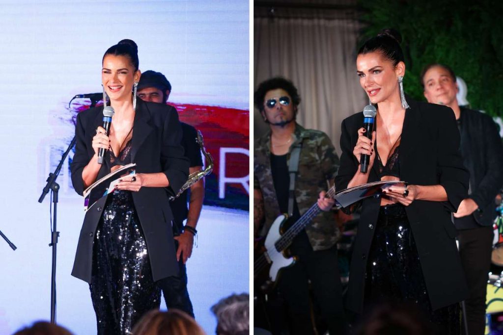 Fernanda Motta em evento da DelRio