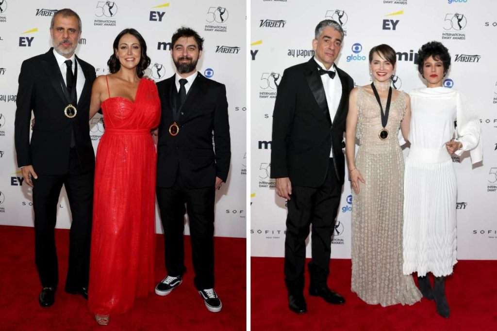 Equipes da Globo no Emmy Internacional