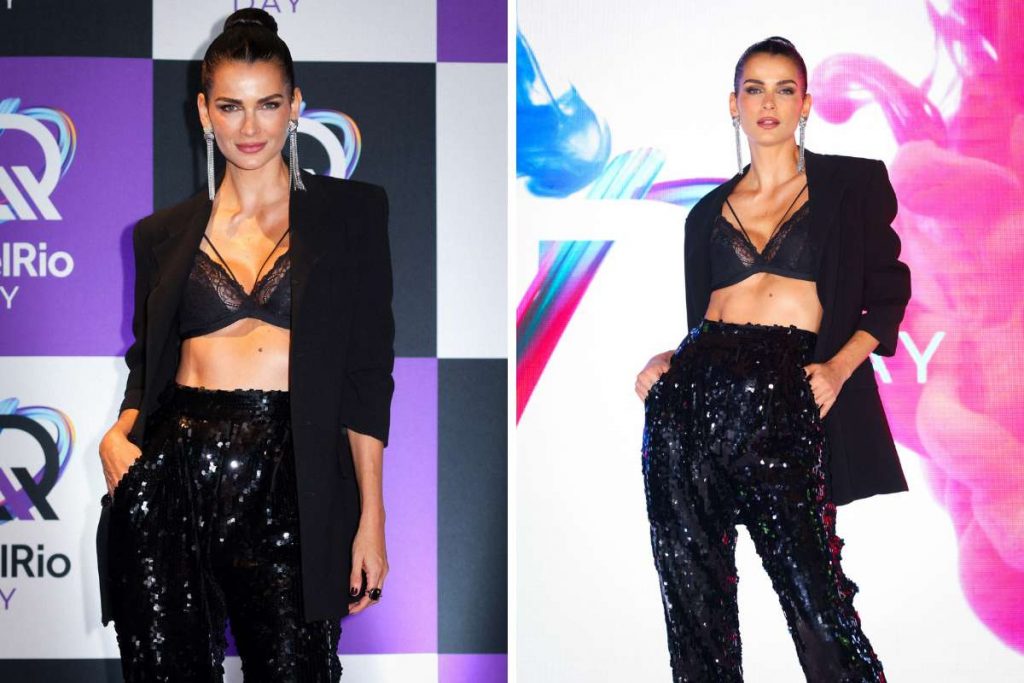 Fernanda Motta em evento da DelRio