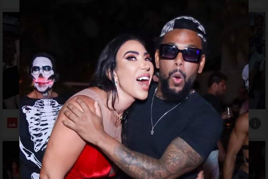 Ana Paula Larry com Nego do Borel