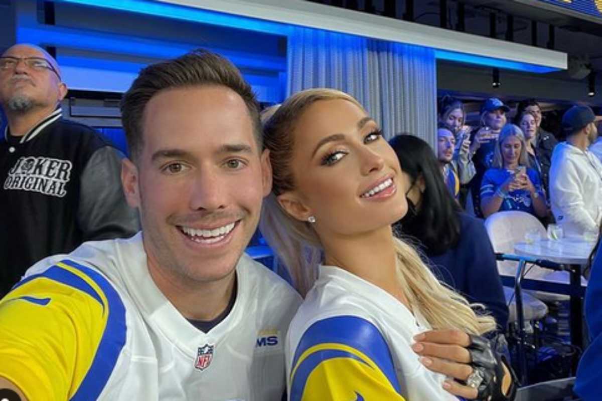 Paris Hilton e o marido Carter Reum