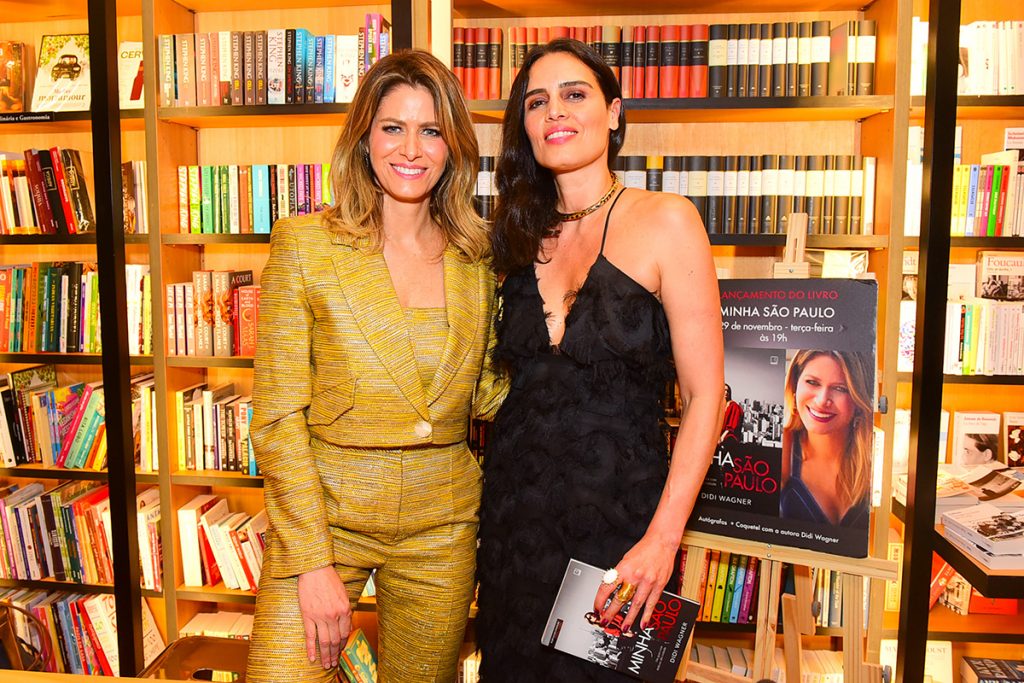 A apresentadora contou com a presença de Cássia Ávila no evento