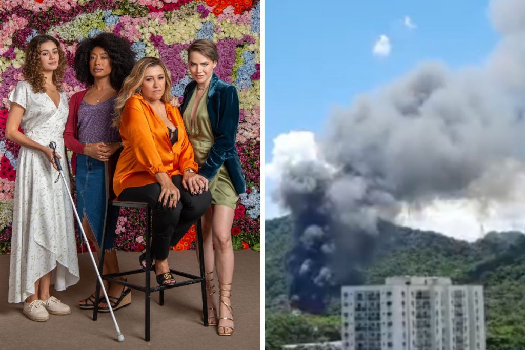 incêndio na cidade cenográfica da Globo