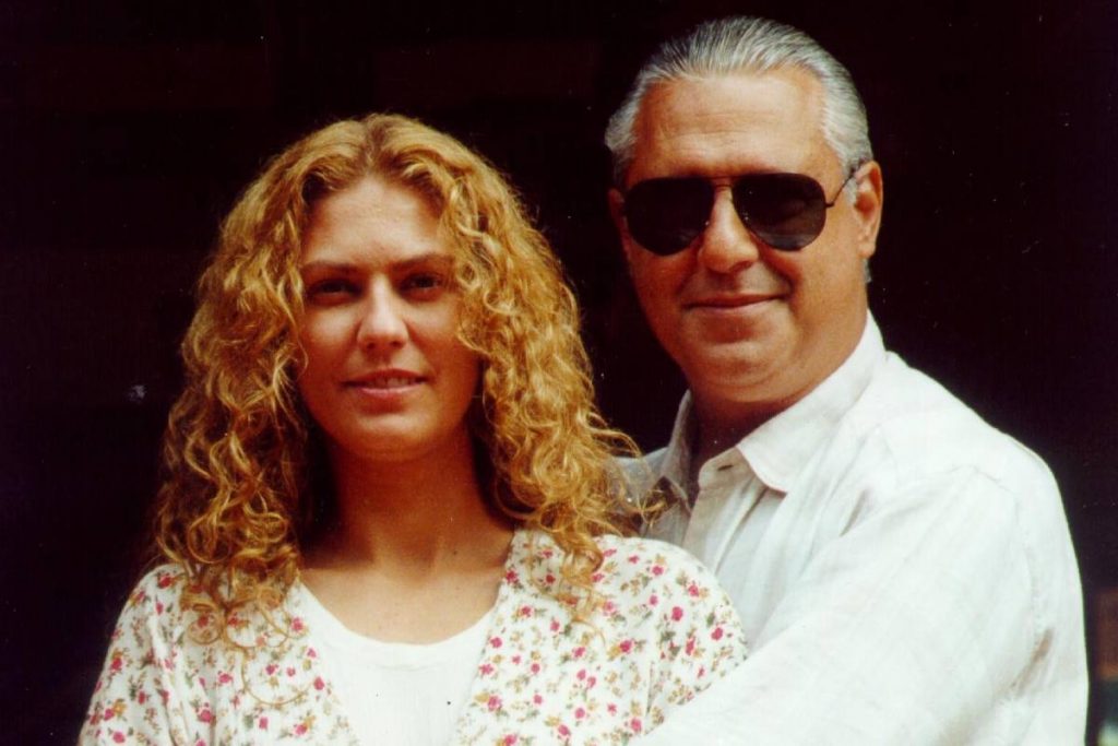 Antonio Fagundes (Bruno Mezenga) e Luana (Patrícia Pillar) em O rei do Gado