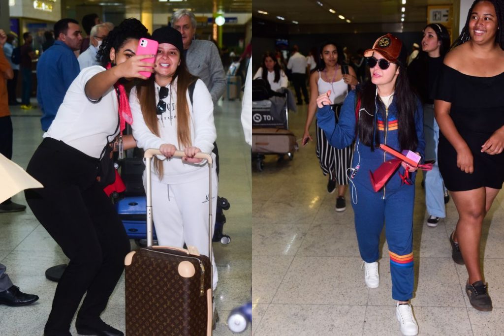Maiara e Maraisa aeroporto