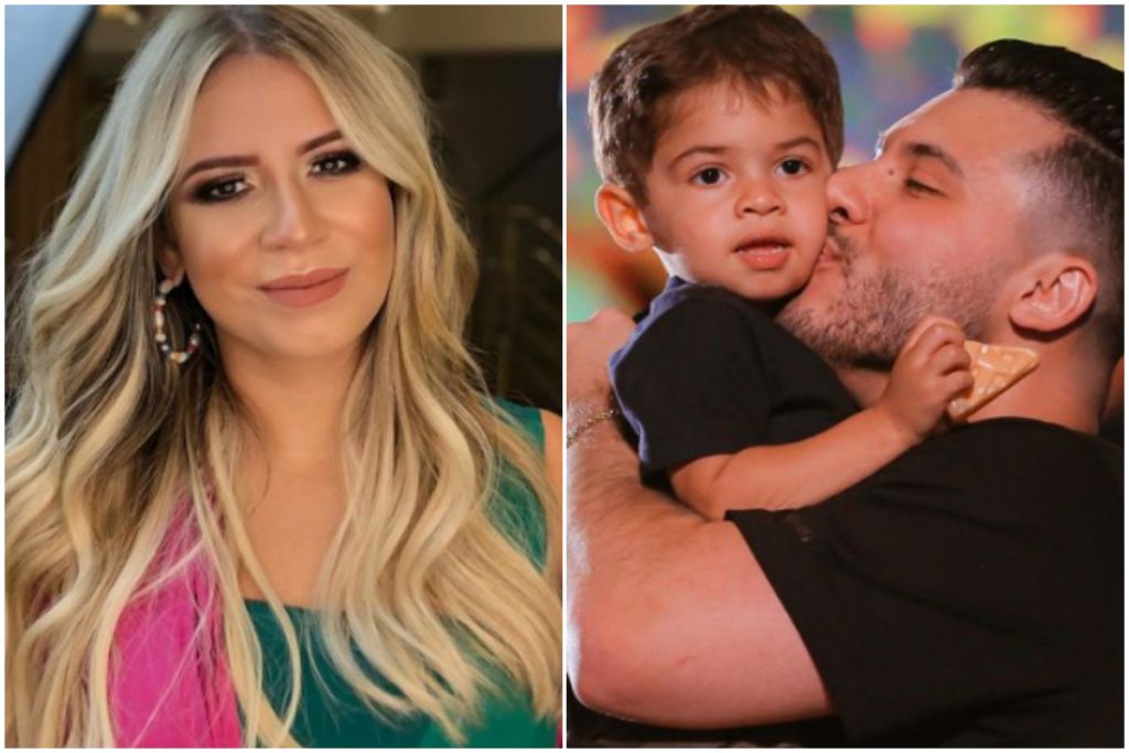 marilia mendonça e o filho leo