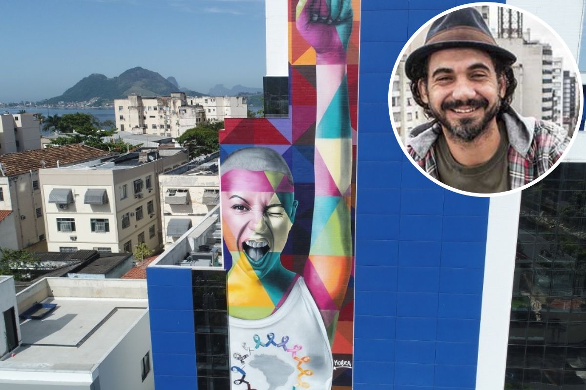 Eduardo Kobra 'finaliza' mural no Minhocão - ABC Agora