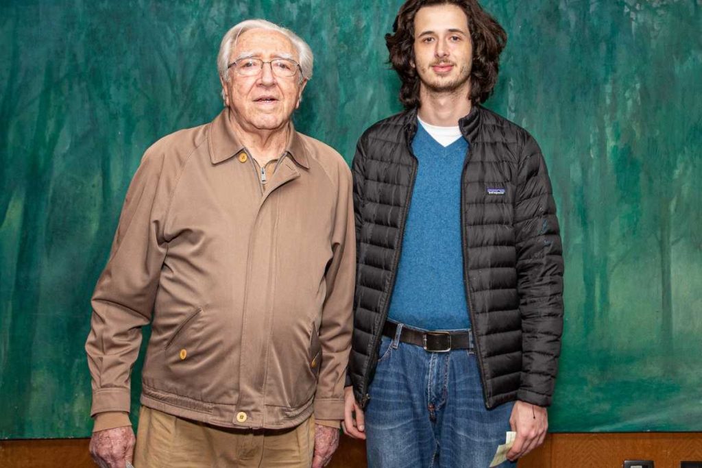 pai e filho de marisa orth na reestreia peça de teatro bárbara