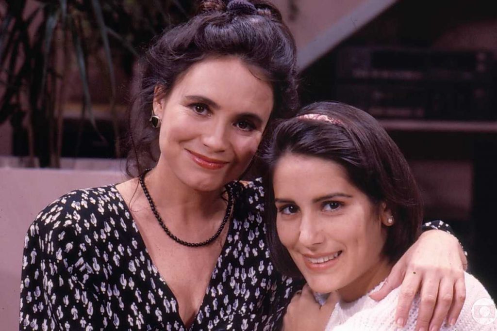 Raquel (Regina Duarte) e Maria de Fátima (Gloria Pires) em Vale Tudo