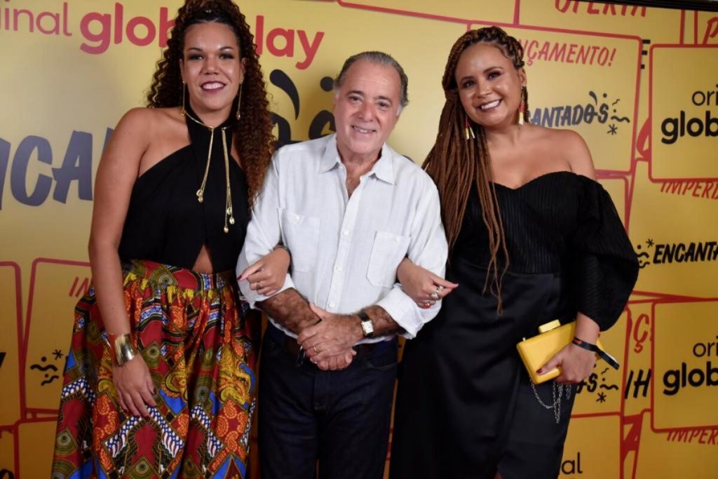 Thais Pontes, Tony Ramos e Renata Andrade 