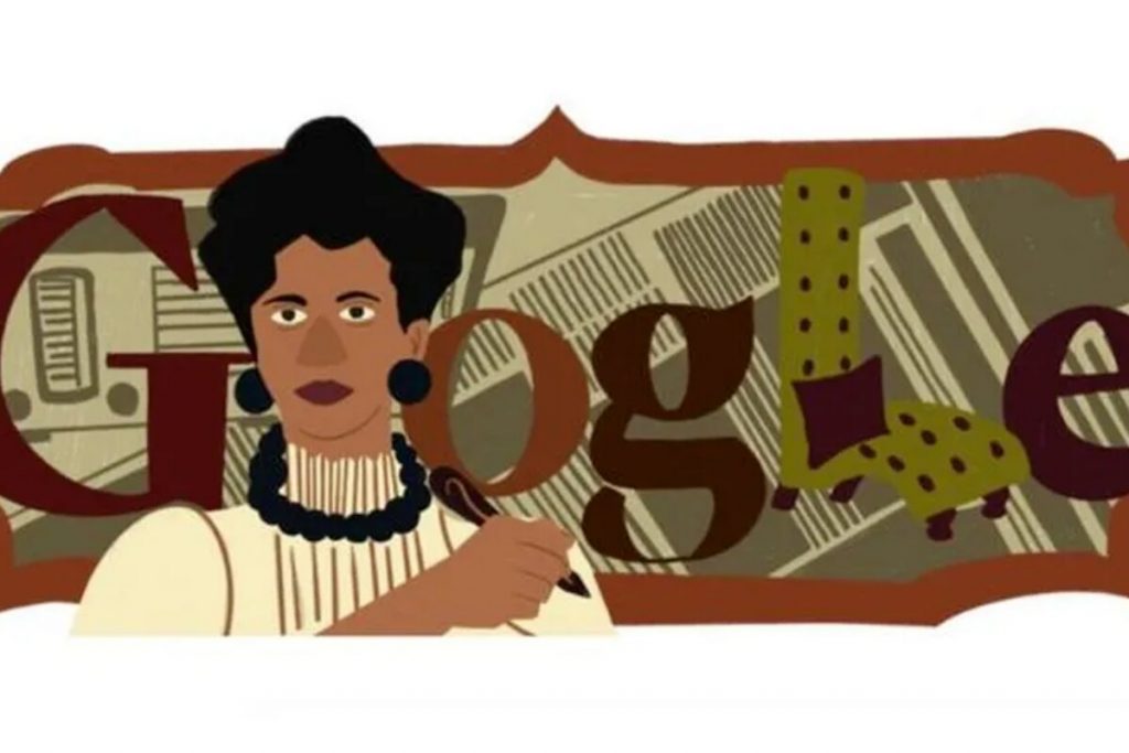 Arte do Google em homenagem a Virgínia Leone Bicudo
