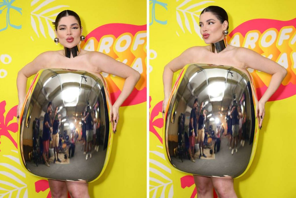 Gkay apostou em look inusitado para a noite