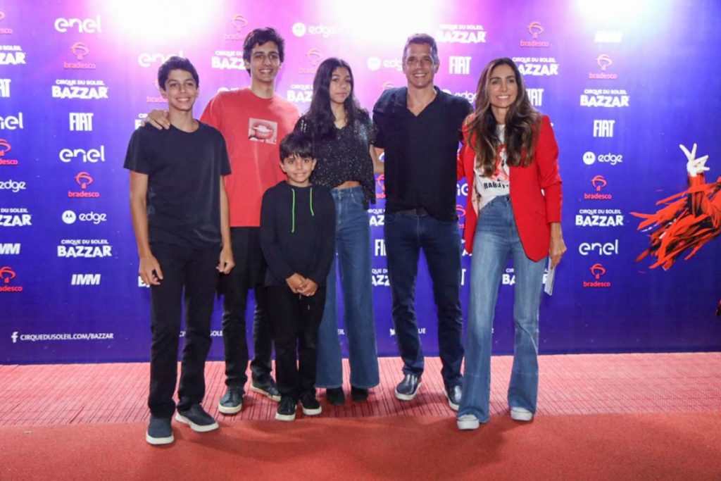 Márcio Garcia com a família