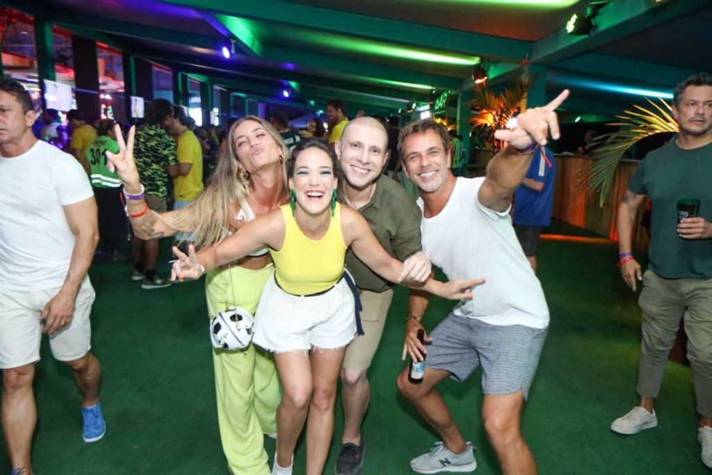 Famosos aproveitam o Village Betano após vitória do Brasil