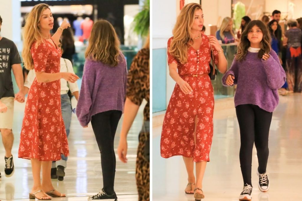 Grazi Massafera e a filha Sofia