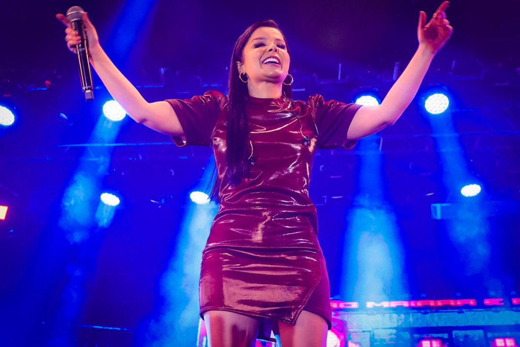 Maraísa encantou o público no show