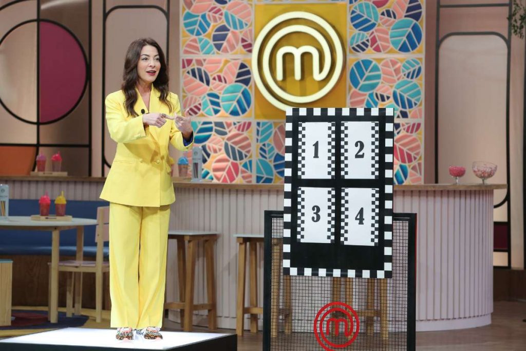 Ana Paula Padrão na estreia do MasterChef Junior.