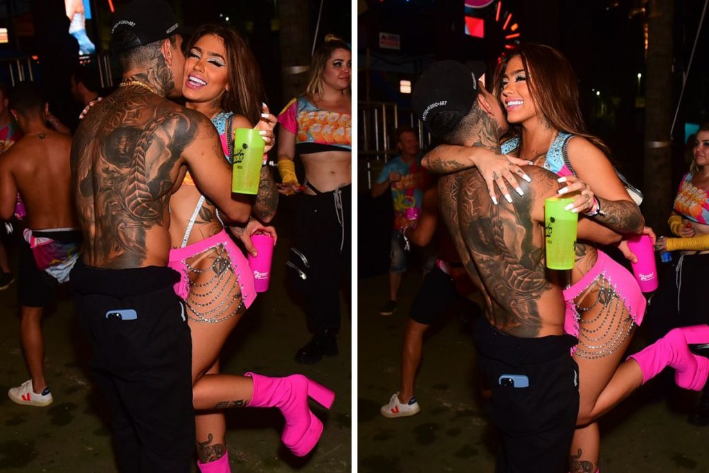 Mirella e Victor Igoh na Farofa da Gkay