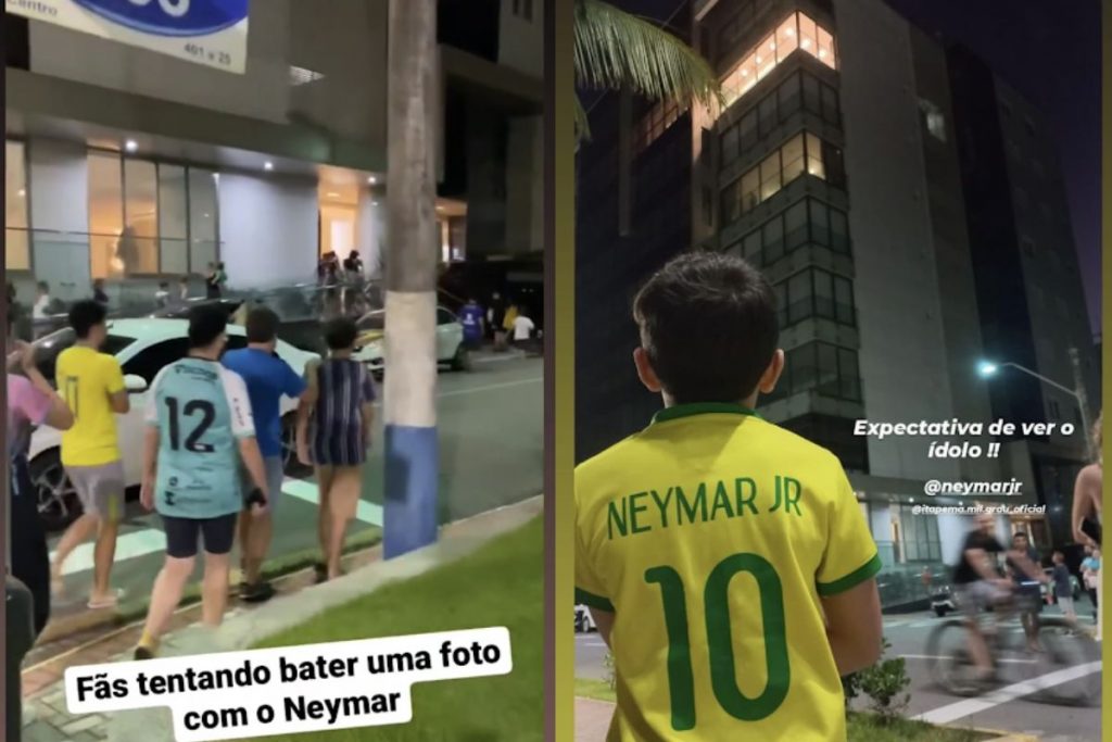 neymar e fãs