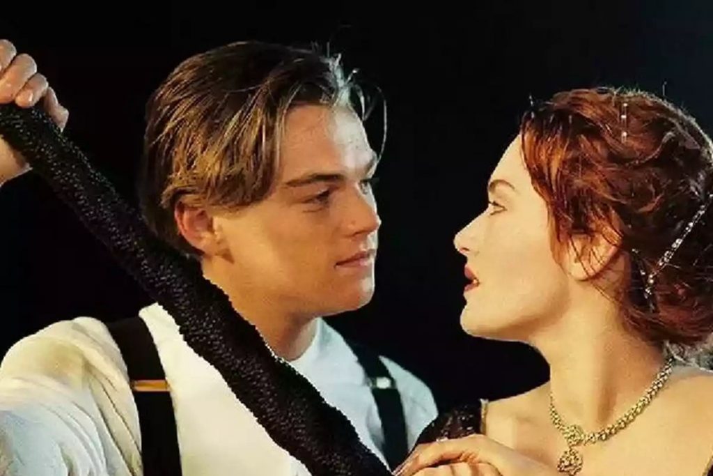 Rose e Jack, personagens do filme Titanic