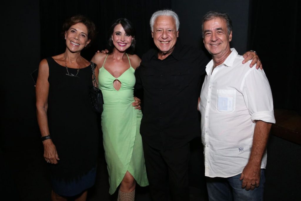 Ângela Vieira, Alexandra Martins, Antonio Fagundes e marido