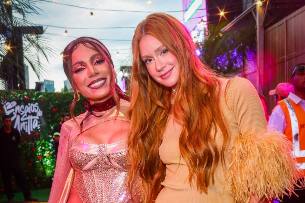 Anitta e Marina Ruy Barbosa