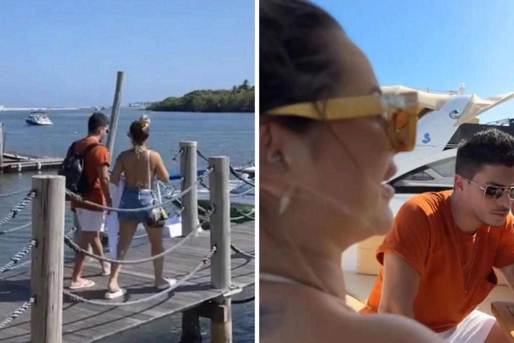 Deolane com Arthur Aguiar em Maceió