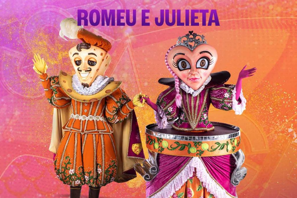 Fantasia de Romeu e Julieta do The Masked Singer Brasil