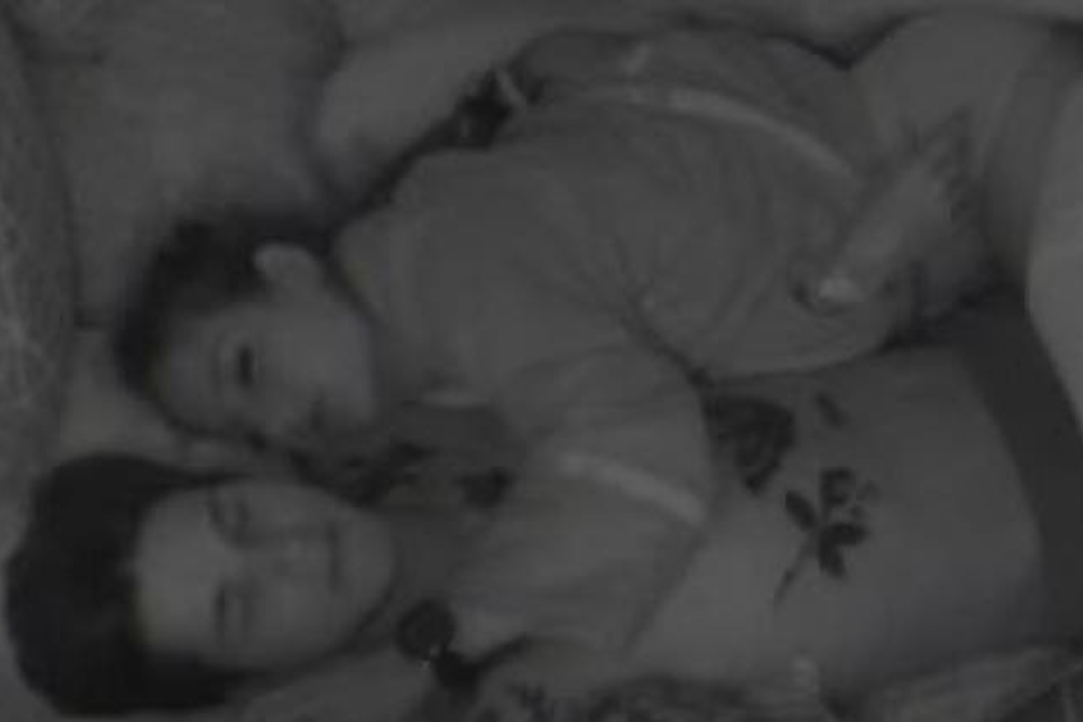 gabriel e bruna griphao dormindo juntos na cama do quarto do líder do bbb23