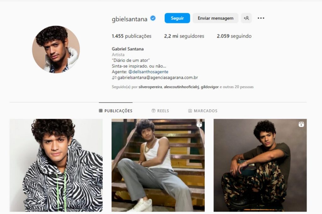 Instagram Gabriel Santana