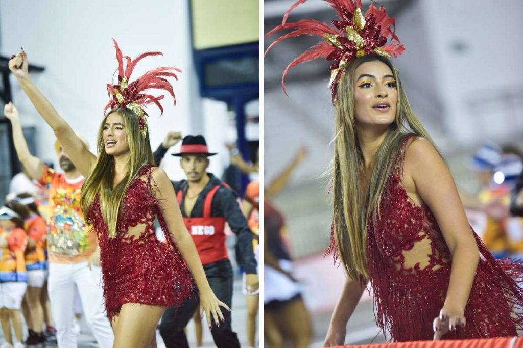 Maquiagem de ouro de Julia Puzuolli