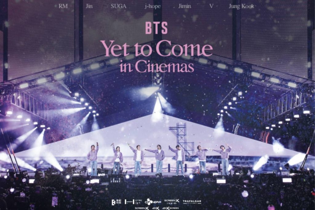 Postcard de "BTS: Yet To Come in Cinemas" da UCI