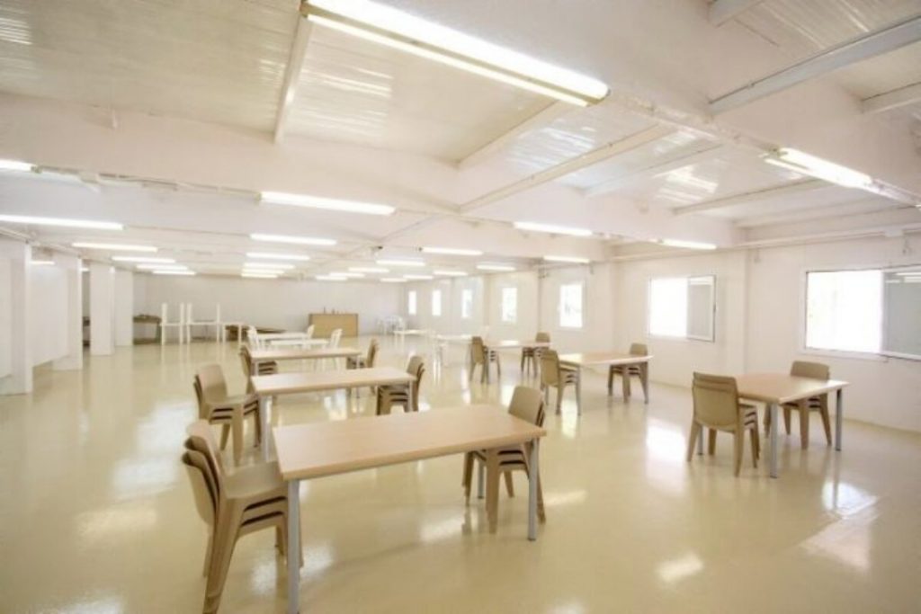Refeitório do Presídio Brians 2, na Espanha