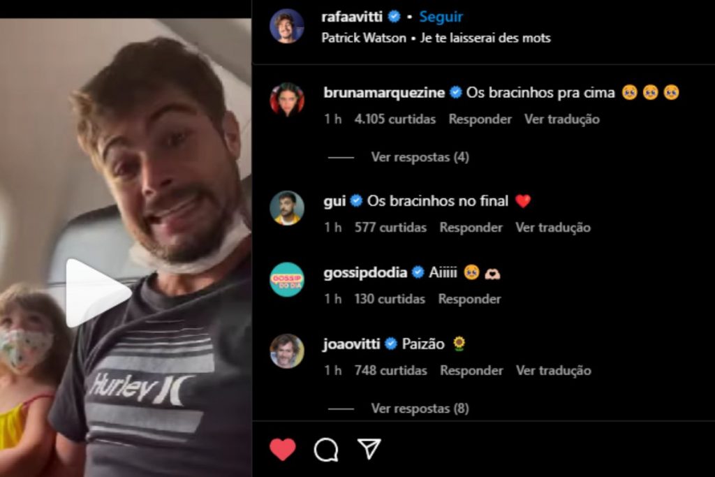 Rafa Vitti e Clara Maria