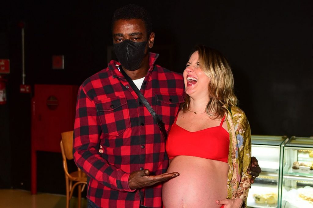 Seu Jorge, Karina Barbieri, que está grávida