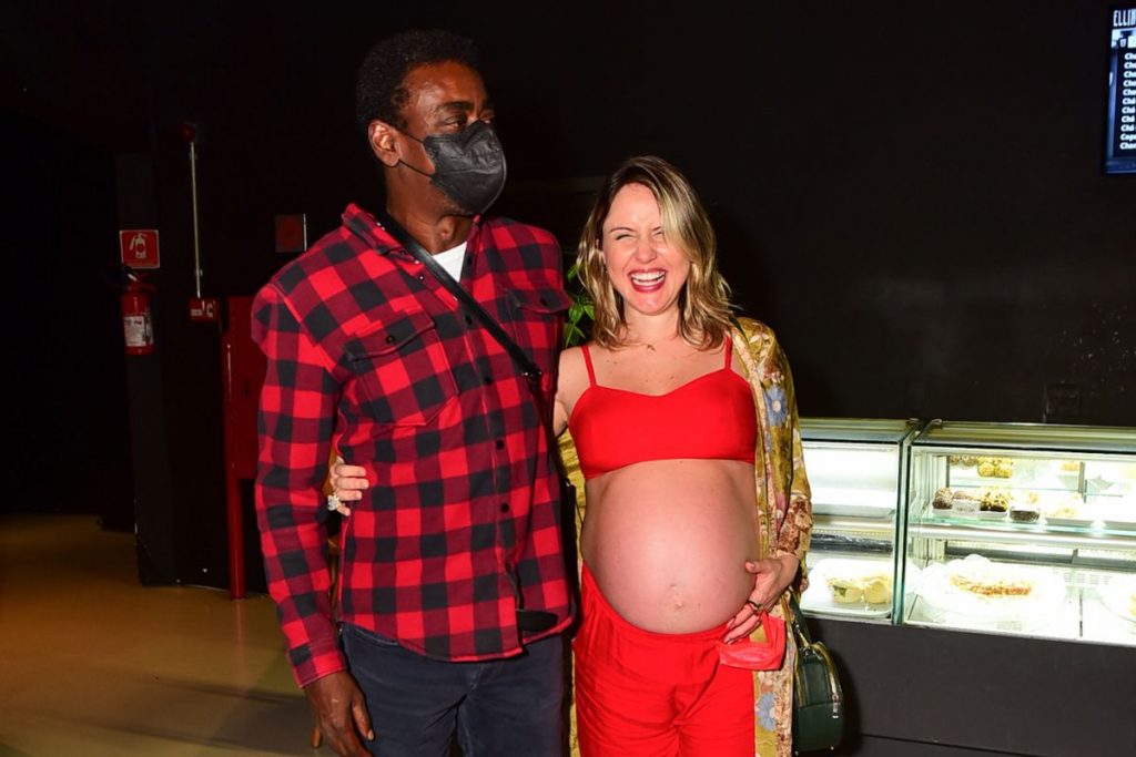 Seu Jorge, Karina Barbieri, que está grávida