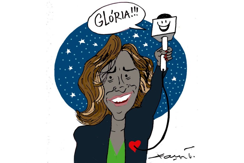 Cartunistas homenagearam Gloria Maria